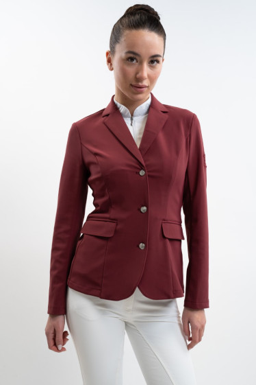 Jismy Veste de Concours Femme - Bordeaux (Burgundy)