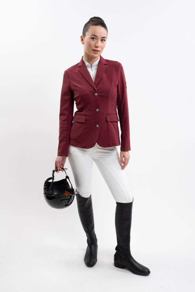 Jismy Turnierjacke Damen - Bordeaux (Burgundy)