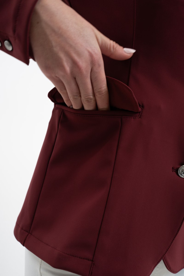 Jismy Veste de Concours Femme - Bordeaux (Burgundy)
