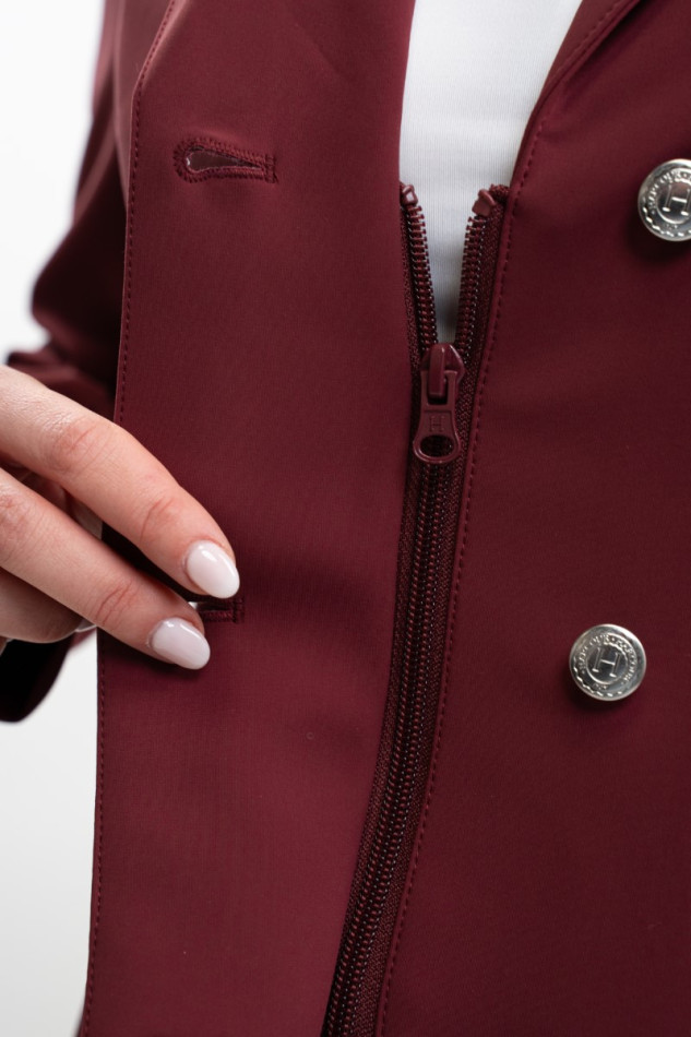 Jismy Veste de Concours Femme - Bordeaux (Burgundy)