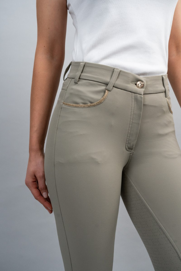 Boogie Pantalón de equitación Full seat Mujer Rider - Beige (Beige) Boogie Pantalón de equitación Full seat Mujer Rider - Beige (Beige)