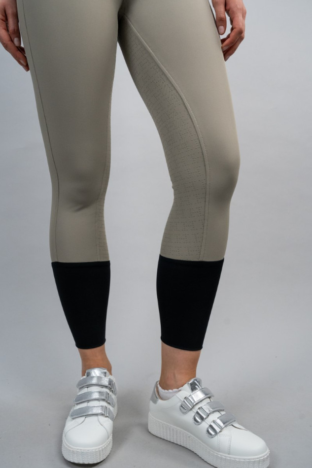 Boogie Rijbroek Full seat Dames Rider - Beige (Beige)