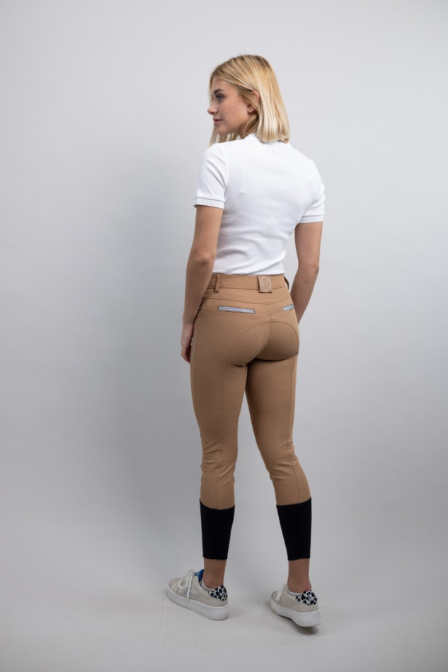 Boogie Full Seat Women's Riding Breeches Rider - Iced Coffee