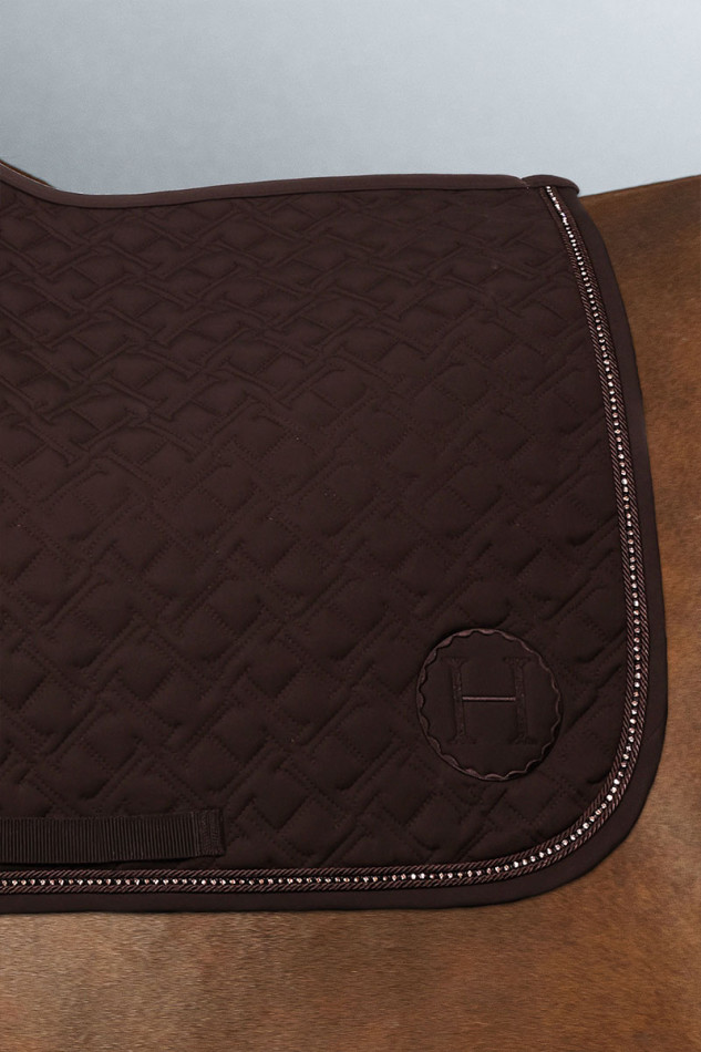 Saphir Saddle Pad - Dark Brown