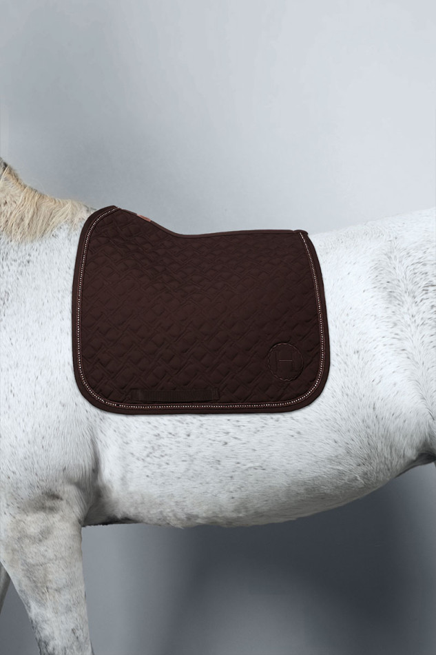 Saphir Saddle Pad - Dark Brown