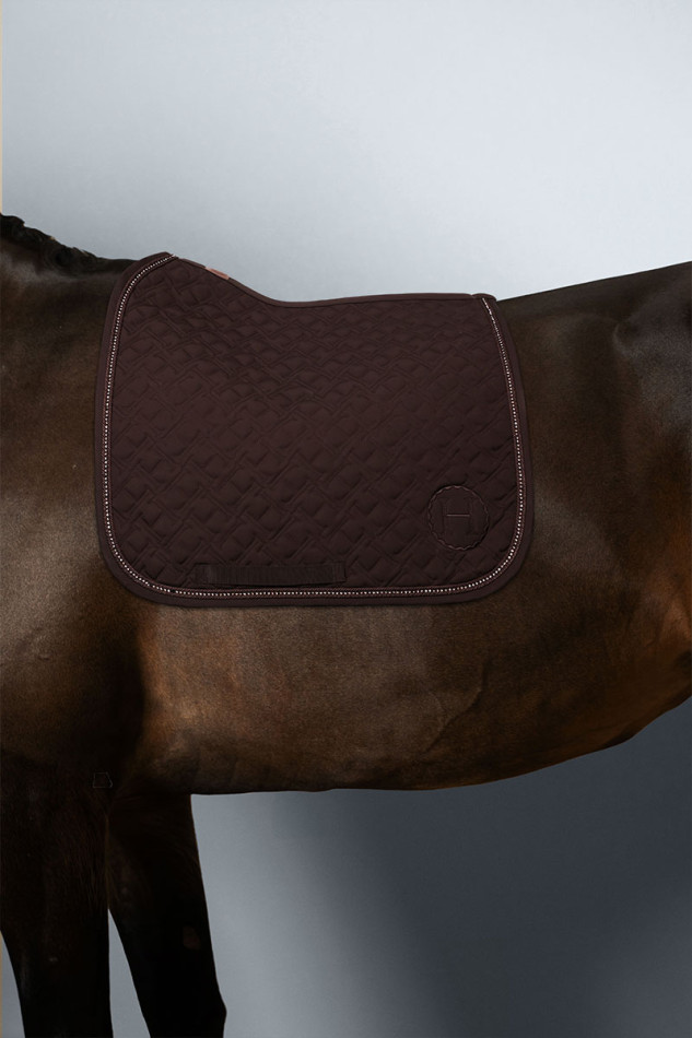 Saphir Saddle Pad - Dark Brown