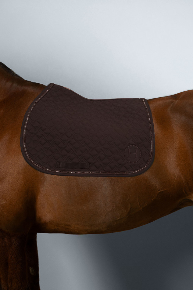 Saphir Saddle Pad - Dark Brown