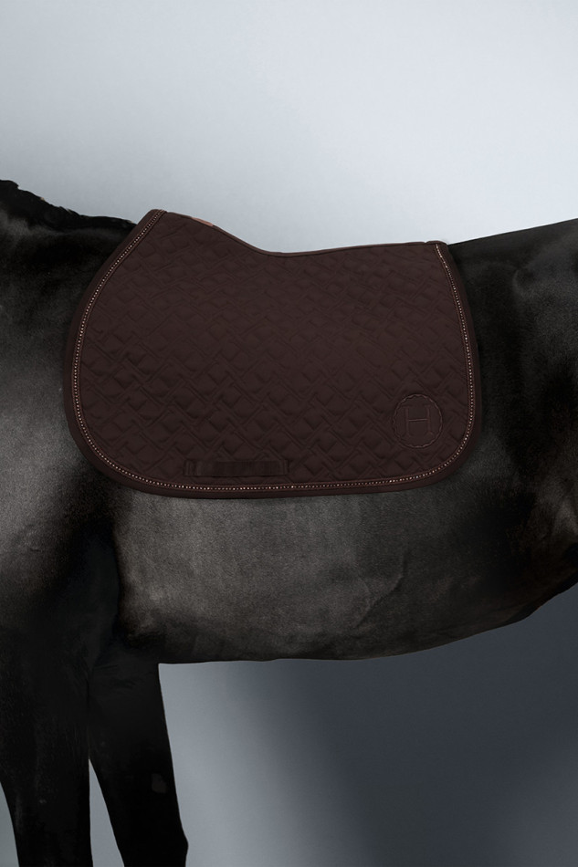 Saphir Saddle Pad - Dark Brown