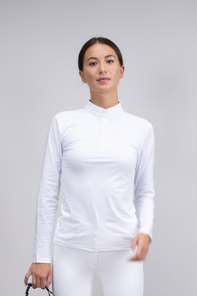Pannie Polo da concorso ML Donna Rider - Bianco (White) Pannie Polo da concorso ML Donna Rider - Bianco (White)