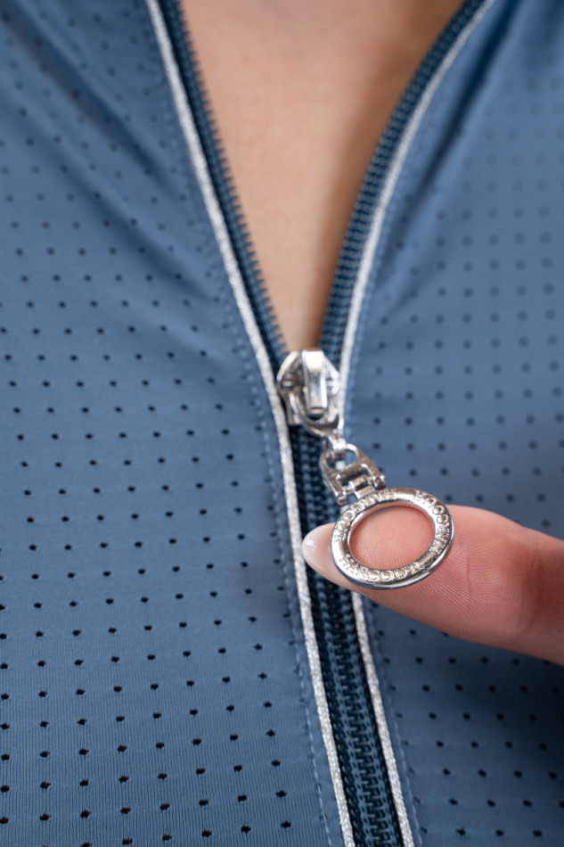 Breezi Polo ML Femme - Steel Blue