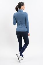 Breezi Polo ML Donna - Steel Blue Breezi Polo ML Donna - Steel Blue