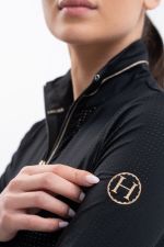 Breezi Women's Long Sleeve Polo - Black Breezi Women's Long Sleeve Polo - Black