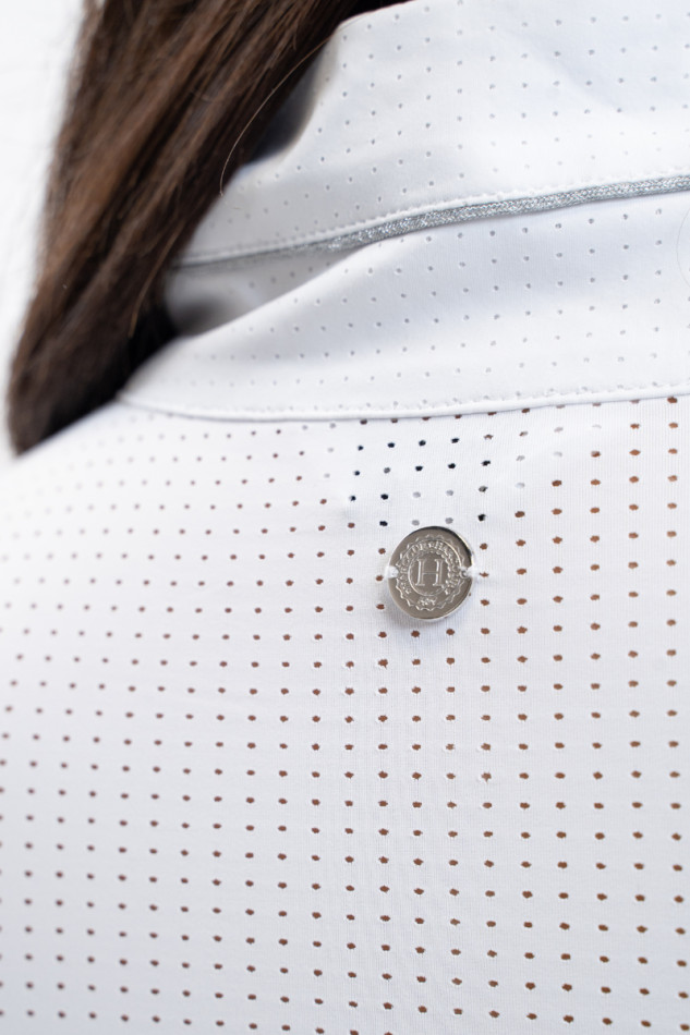 Breezi Polo ML Mulher - Branco (White) Breezi Polo ML Mulher - Branco (White)