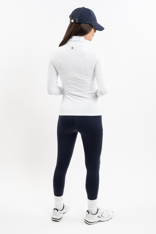 Breezi Polo ML Mulher - Branco (White) Breezi Polo ML Mulher - Branco (White)