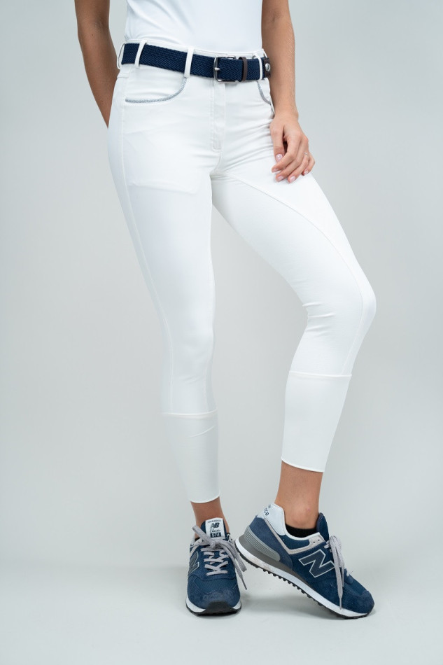 Vogue Damen Reithose Full seat Rider - Wei&szlig; (White)