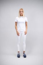 Prystie Women's Show Polo SS Rider - White Prystie Women's Show Polo SS Rider - White