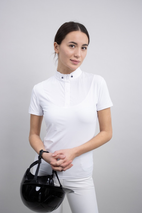 Pirma Polo Técnico MC Feminino Rider - Branco (White)