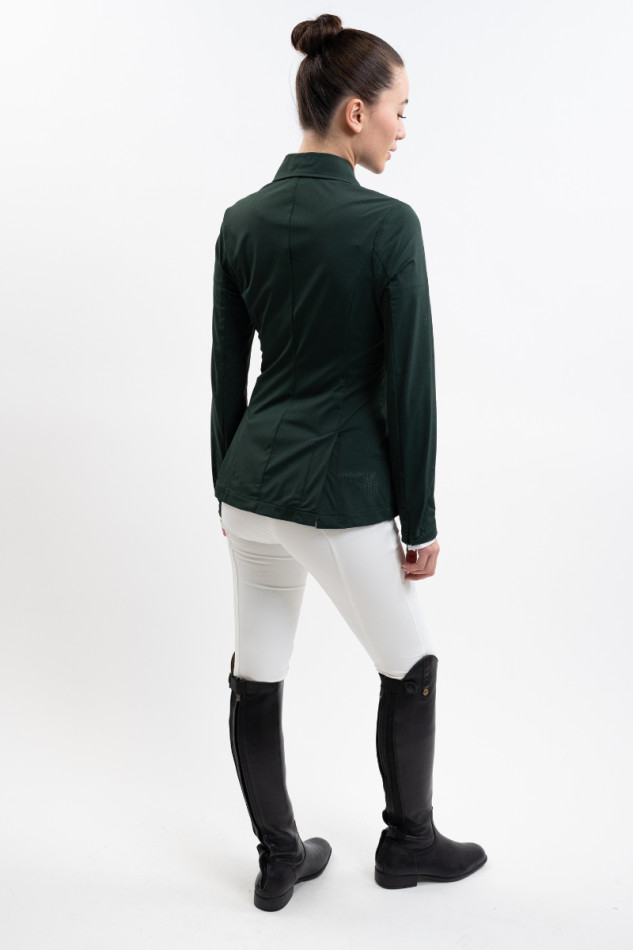 Jade Casaco de Concurso - Verde Selva Jade Casaco de Concurso - Verde Selva