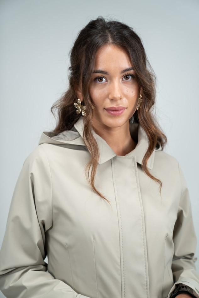 Abrigo largo Tweeta - Beige