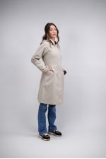 Tweeta Long Trench Coat - Beige Tweeta Long Trench Coat - Beige