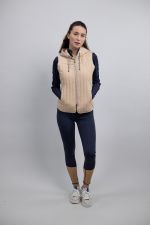 Berty Sleeveless cardigan - Sand Berty Sleeveless cardigan - Sand