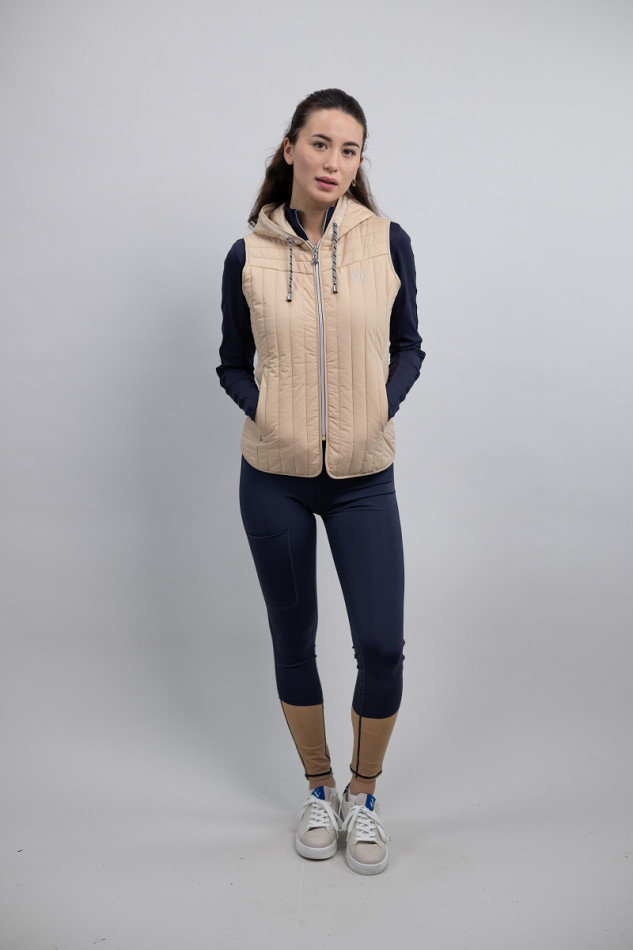Berty Sleeveless cardigan - Sand