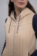 Berty Sleeveless cardigan - Sand Berty Sleeveless cardigan - Sand