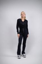 Juvo Jean Flare - Schwarz Juvo Jean Flare - Schwarz