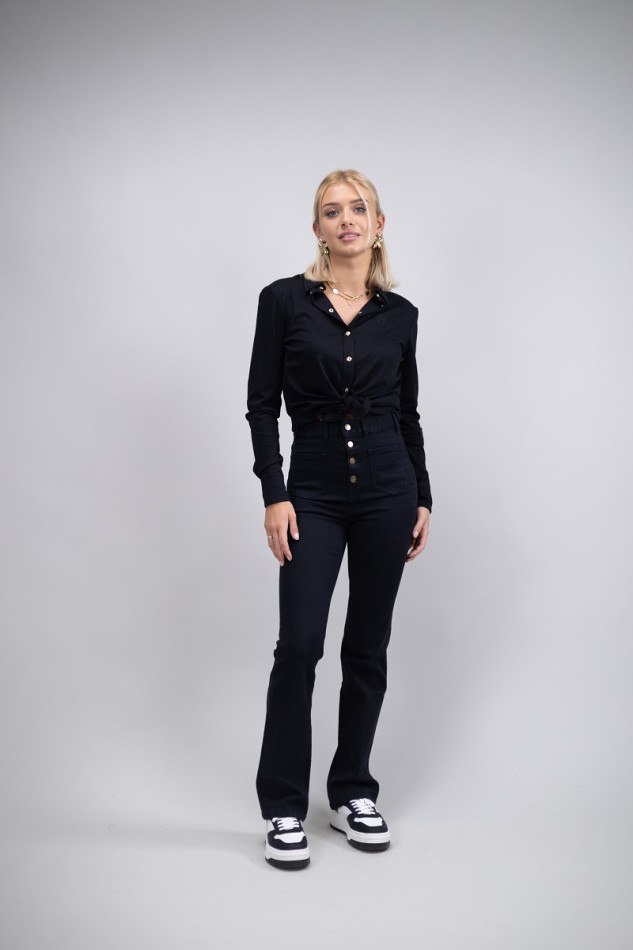 Juvo Jean Flare - Preto Juvo Jean Flare - Preto