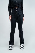 Juvo Jean Flare - Schwarz Juvo Jean Flare - Schwarz