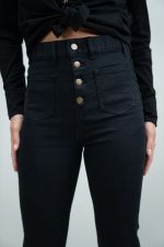 Juvo Jean Flare - Schwarz Juvo Jean Flare - Schwarz