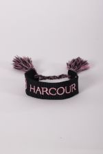 Armband Harcour Octobre Rose - Schwarz/Pink Armband Harcour Octobre Rose - Schwarz/Pink