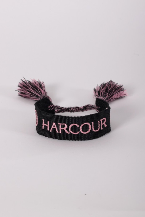Armband Harcour Octobre Rose - Schwarz/Pink
