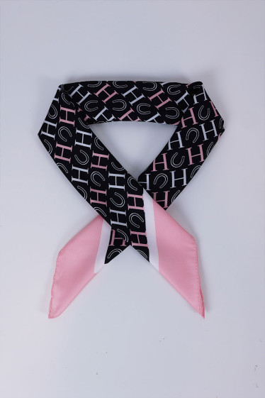 Sarja Scarf - Black/Pink/White