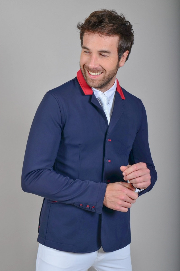 Pegase Veste de concours - Marine/Rouge