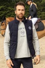 Pona Ärmellose Jacke - Marine/Weiß Pona Ärmellose Jacke - Marine/Weiß