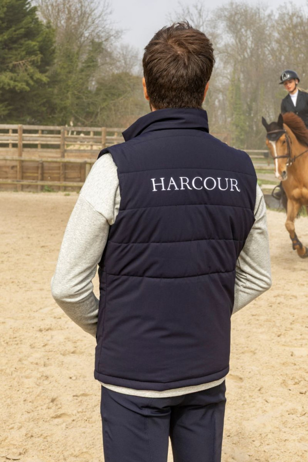 Pona &Auml;rmellose Jacke - Marine/Wei&szlig;