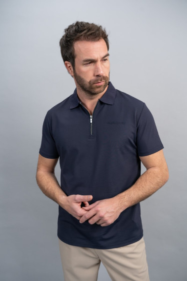 Pavo Technical Polo - Navy