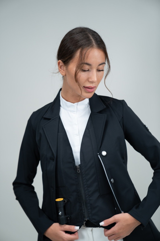 PACK Kanji Wettbewerbsjacke + Airbag - Schwarz