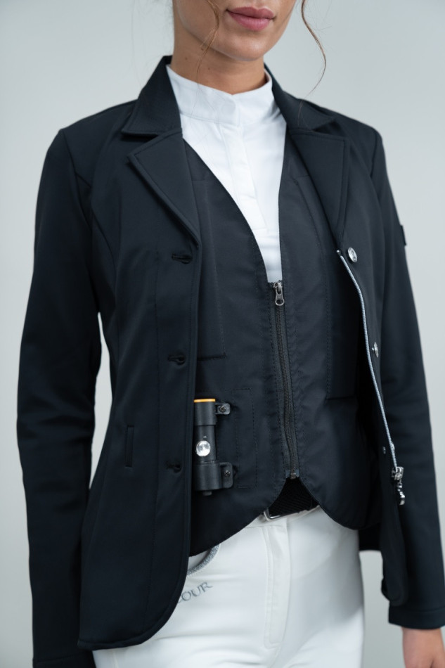 PACK Kanji Turnierjacke + Airbag - Schwarz