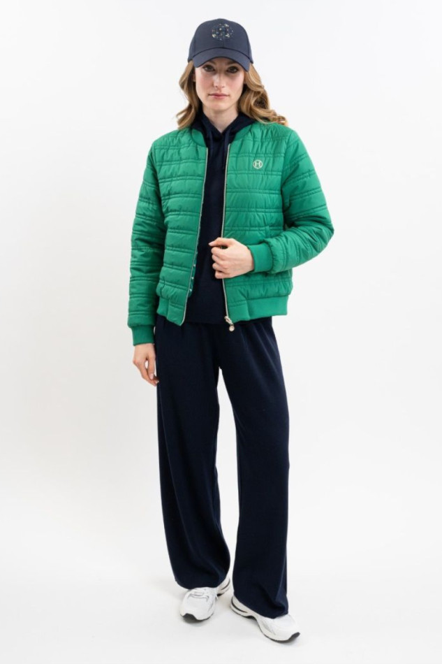 Boecia Casaco bomber - Verde Esmeralda