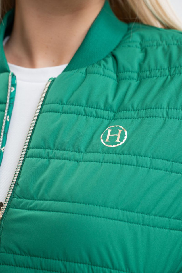 Boecia Bomber jacket - Emerald Green