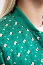 Boecia Giacca bombers - Emerald Green Boecia Giacca bombers - Emerald Green