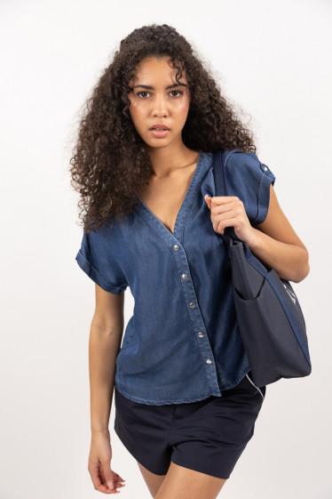 Shaina Blouse - Navy
