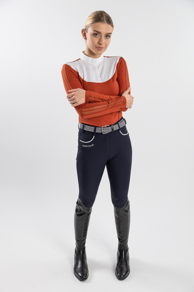 Pannie Competition Polo - TerraCotta