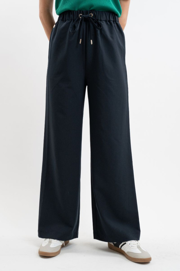 Paisley Pantalon - Marino