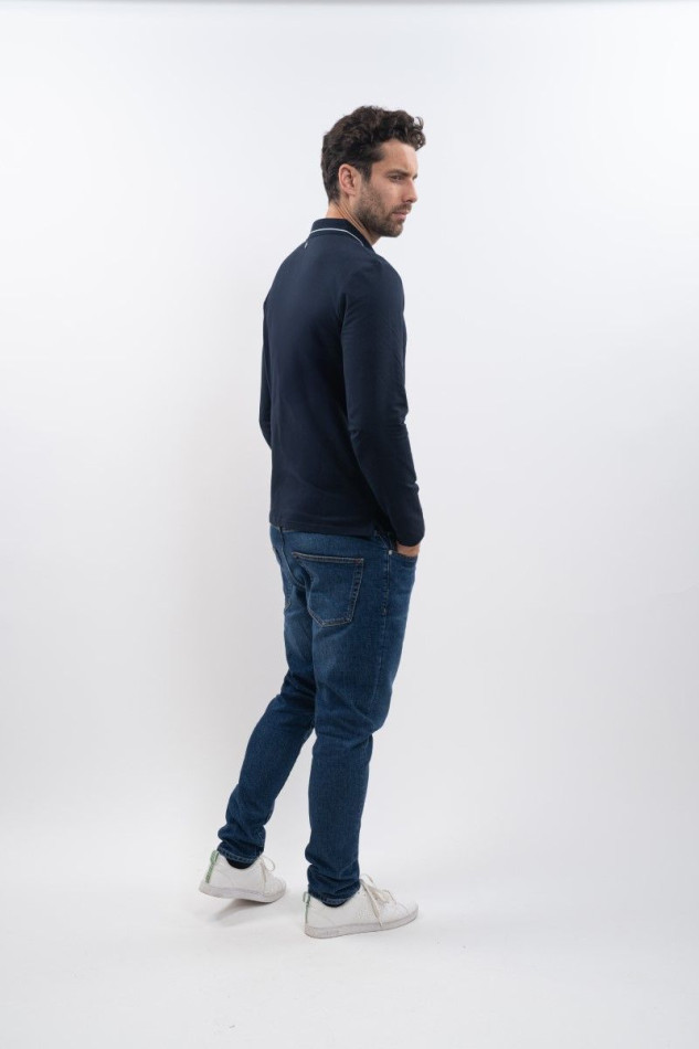 Malik Polo - Blu Navy