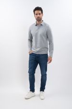 Malik Polo - Gris Chiné Malik Polo - Gris Chiné
