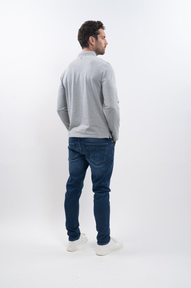 Malik Polo - Heather Grey Malik Polo - Heather Grey