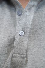 Malik Polo - Gris Chiné Malik Polo - Gris Chiné